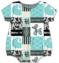 Black, White & Teal Howdy 
Bubble(PREORDER CLOSES 6/12)